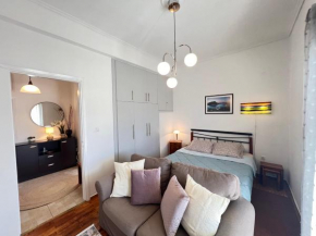 Cozy apartment with big veranda near Athens centre and metro tram